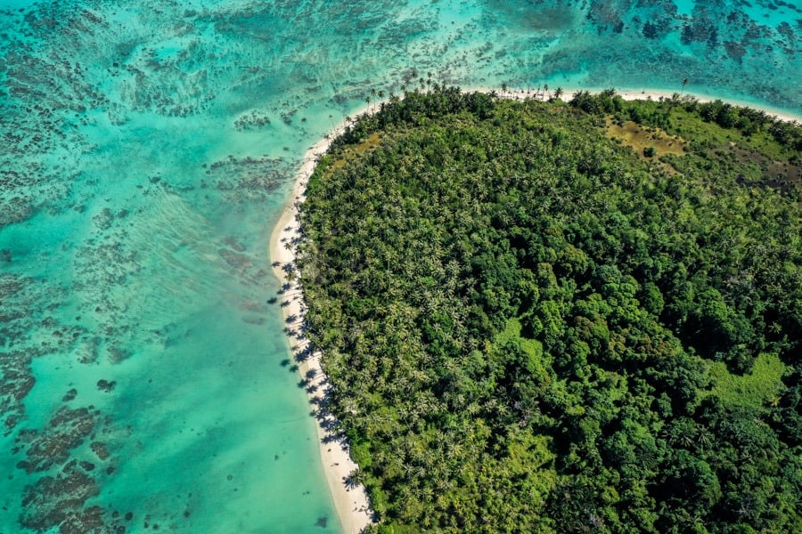 Pulau Banyak Islands Drone Picture From Sumatra Indonesia