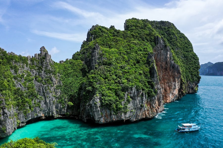 Phi Phi Island Thailand Travel Guide Koh Phi Phi Islands Phuket Krabi Drone