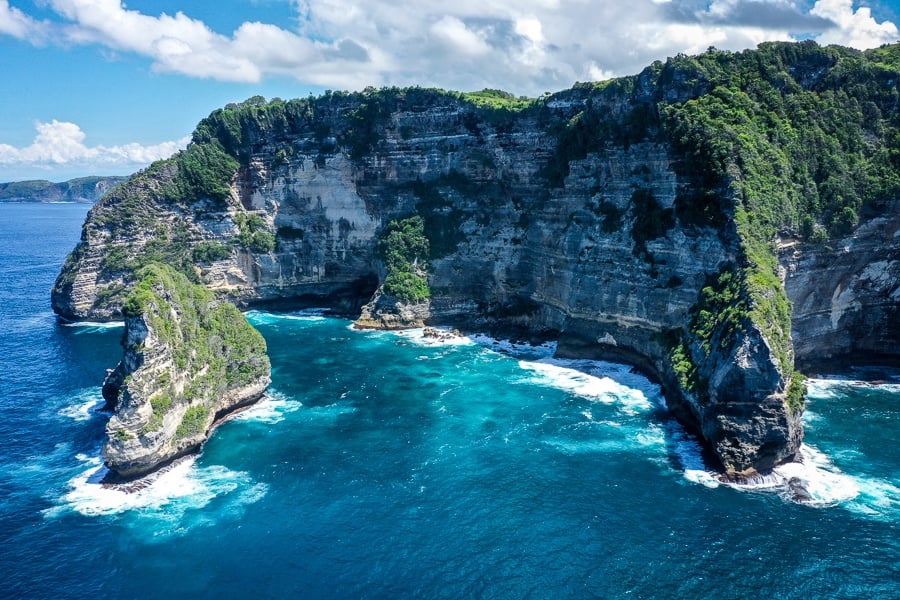 Banah Cliff Point in Nusa Penida, Bali