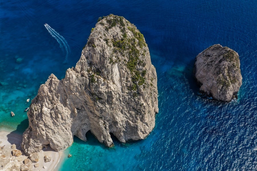 Myzithres Rocks Zakynthos Greece Island