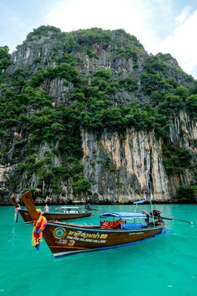 Pileh Lagoon Longtail Boats