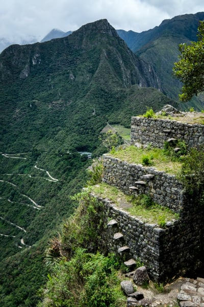 Huayna Picchu Hike Machu Picchu Stairs Of Death Peru Wayna Picchu Mountain