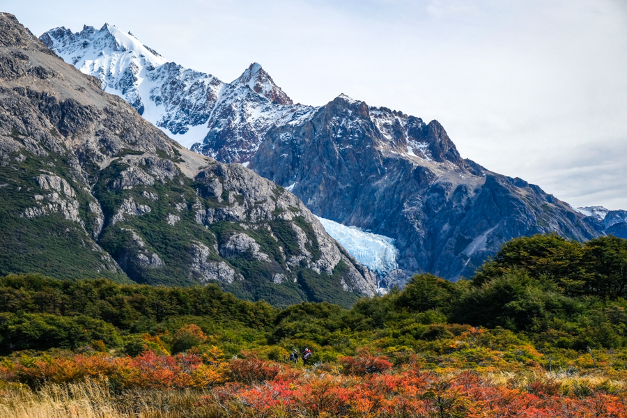 Piedras Blancas Glacier Fall Foliage Leaf Colors Autumn