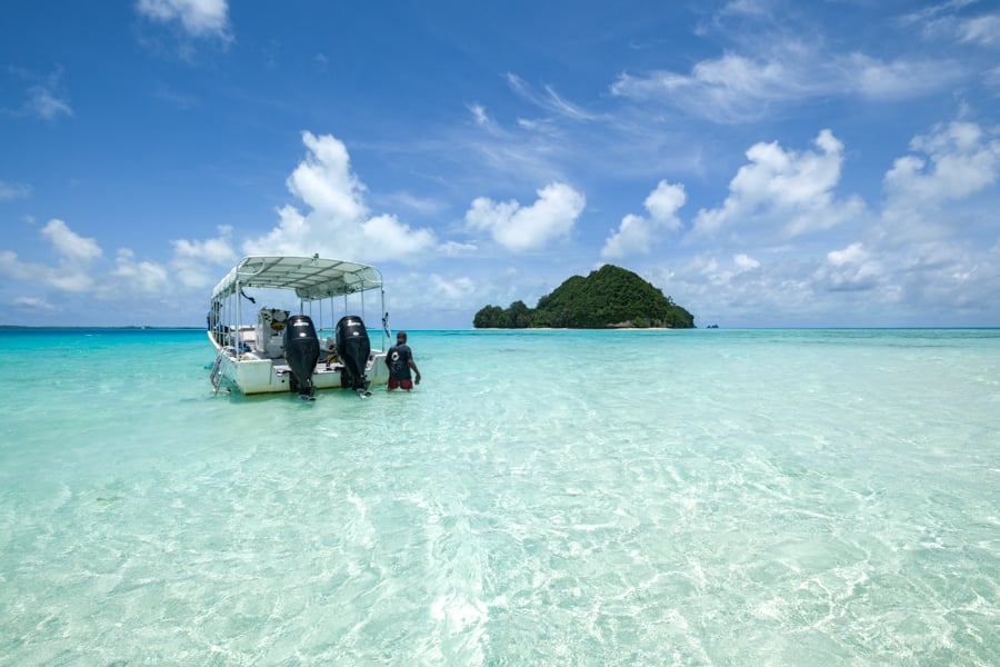 Rock Islands Palau Boat Tour Island Hopping