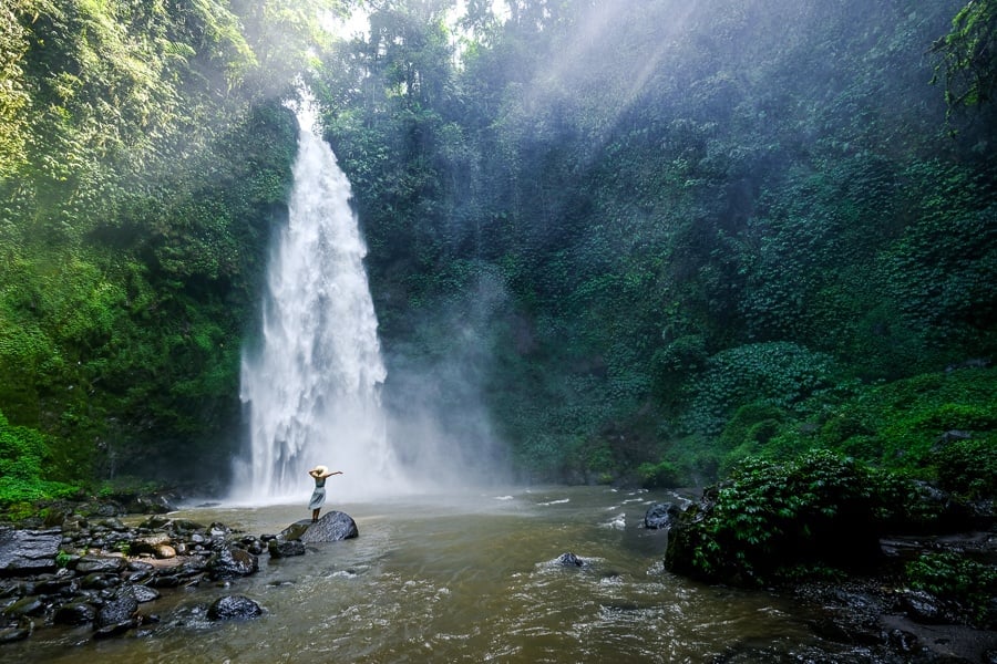 Nungnung Waterfall in Bali