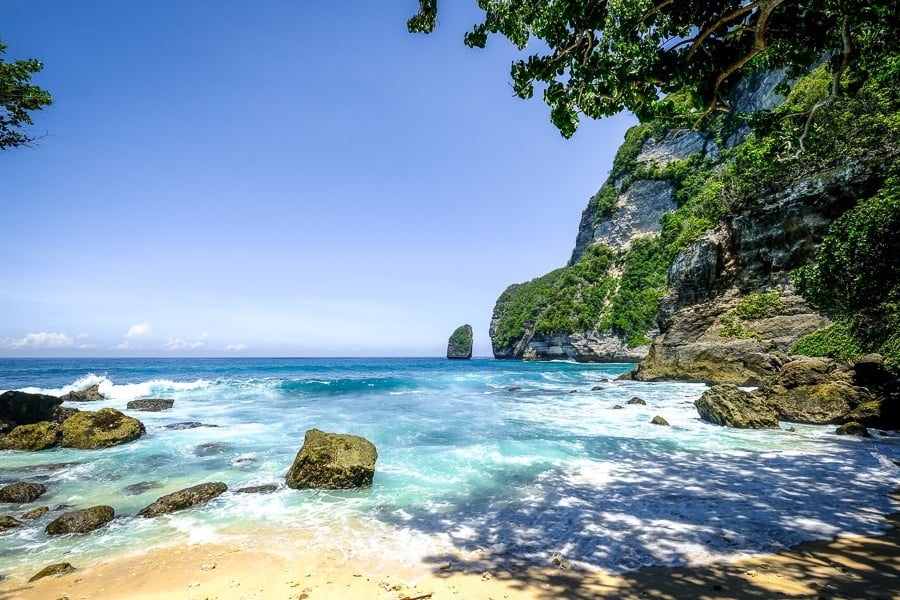 Tembeling Beach And Forest Nusa Penida Bali Island