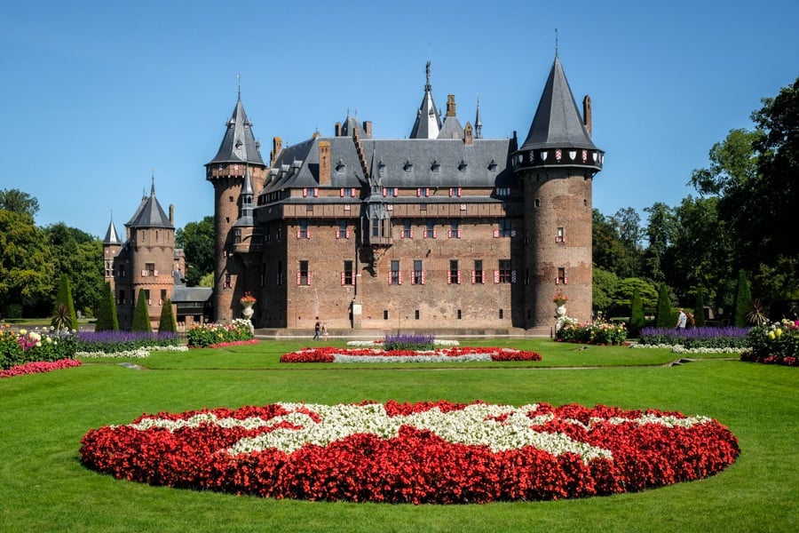 Castle De Haar Kasteel Utrecht Amsterdam Netherlands Garden