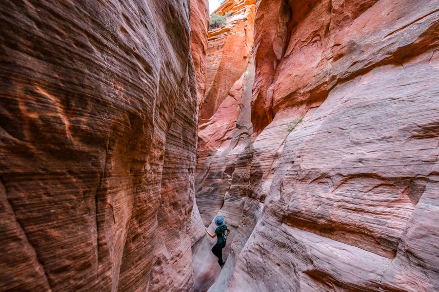 Red Hollow Slot Canyon Hike Orderville Utah