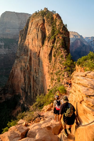 Zion Cliff Chain Trail