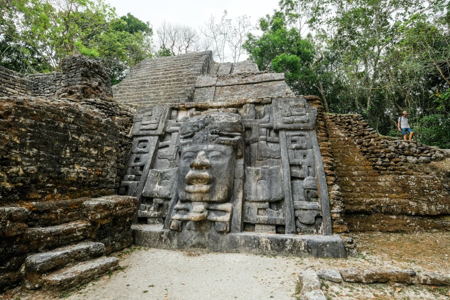 Lamanai Belize Ruins Mayan Mask Temple