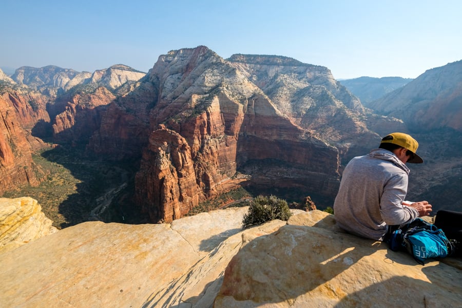 Angels Landing Hike Trail Zion National Park Utah