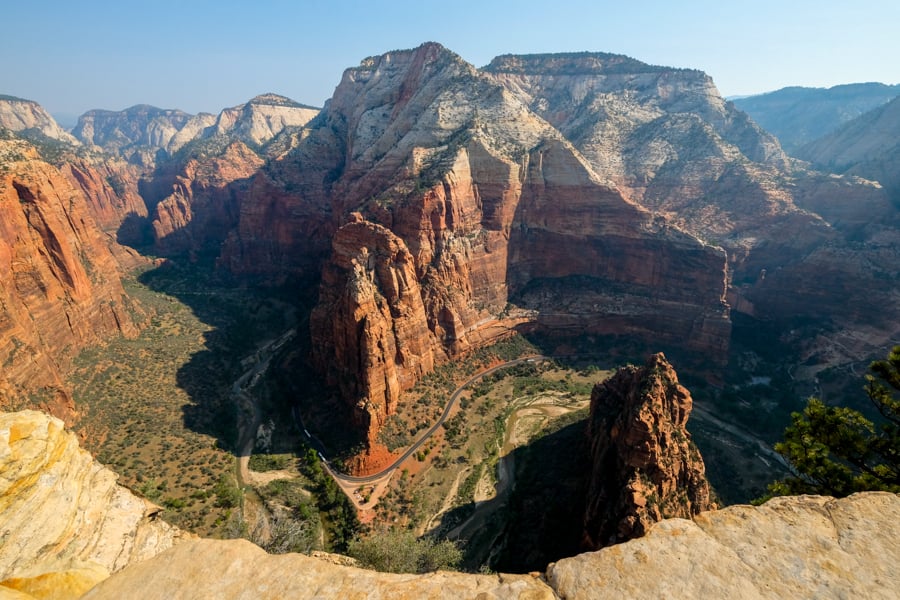 Angels Landing Hike Trail Zion National Park Utah