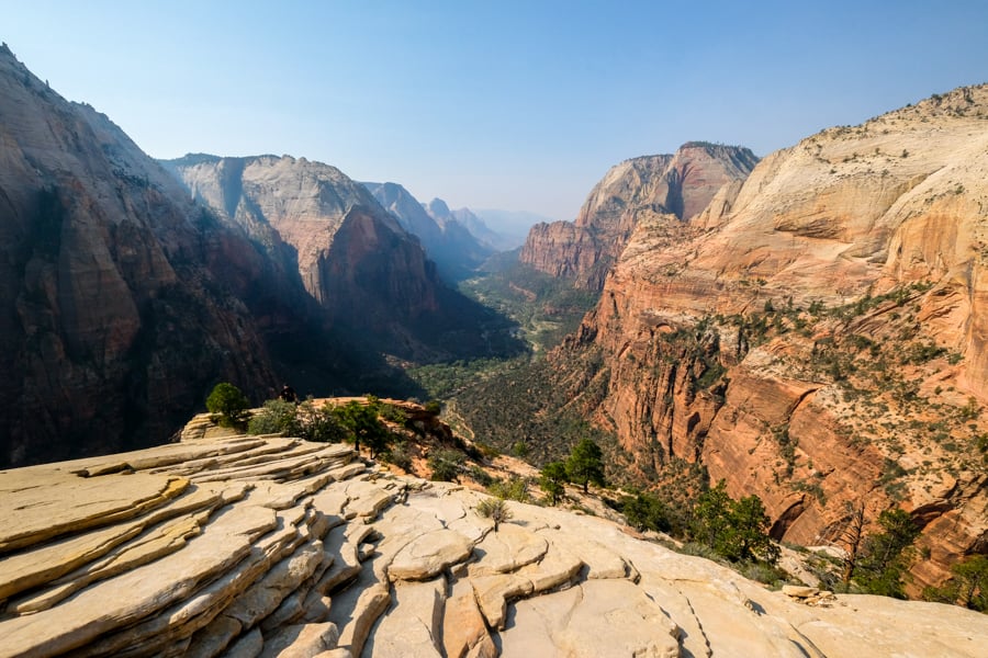 Angels Landing Hike Trail Zion National Park Utah