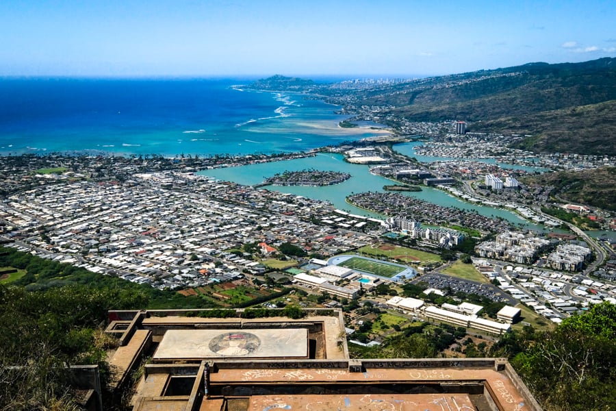 Koko Head Hike Koko Crater Trail Stairs Top Oahu Hawaii Kai