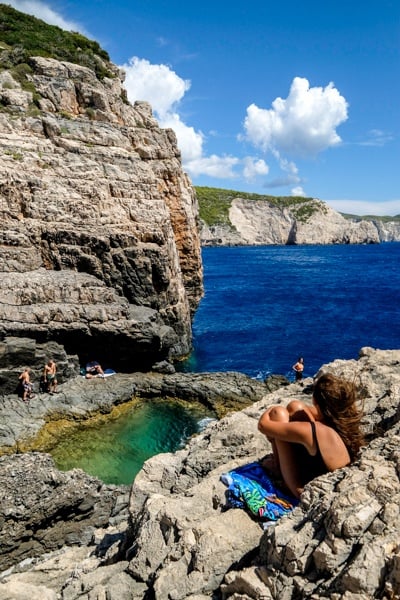 Korakonissi Coast Tide Pool