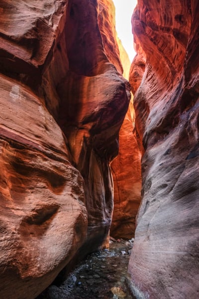 Kanarra Creek Falls Slot Canyon