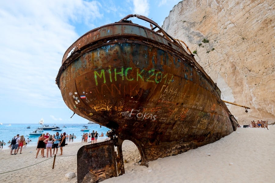 Navagio Shipwreck Beach