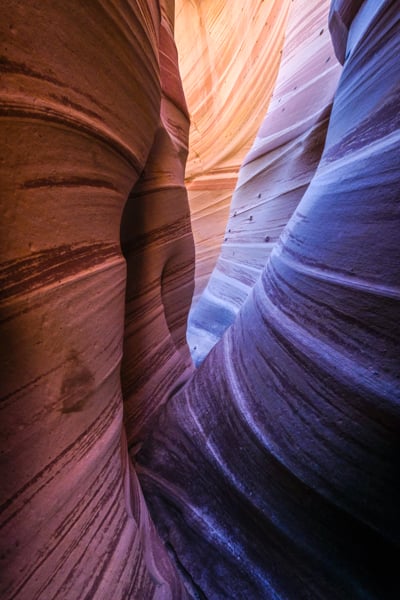 Zebra Slot Canyon Escalante Utah