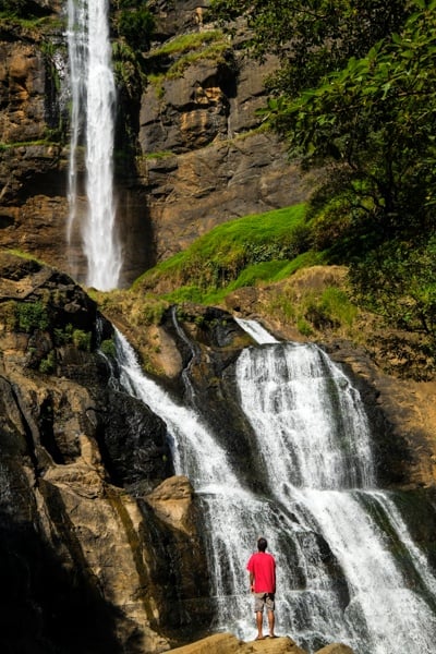 Curug Cikanteh Waterfall in West Java