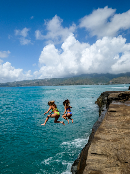 China Walls Cliff Jumpers