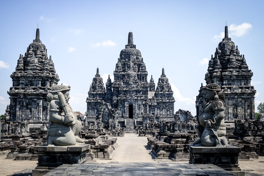 Candi Sewu Temple in Prambanan Java