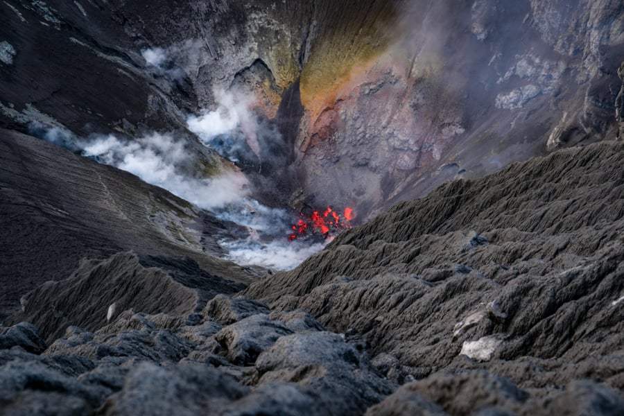 Red Lava Crater