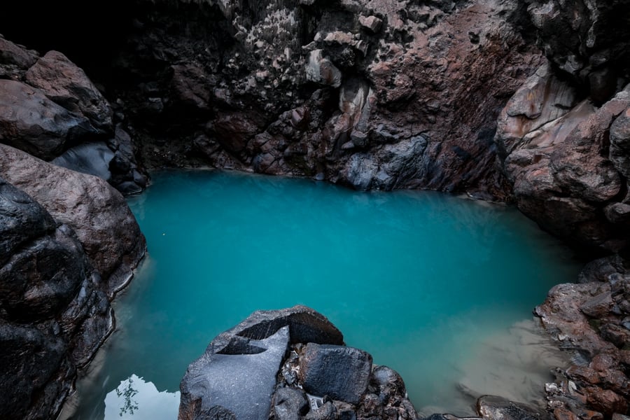 Blue pool