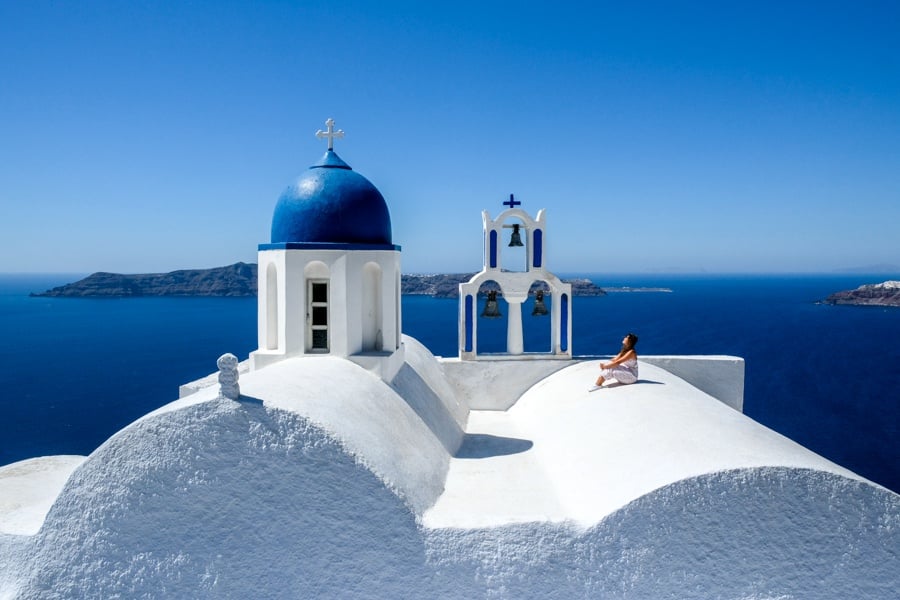 Santorini Greece Travel Guide Best Things To Do In Santorini Island Imerovigli Panagia Theoskepasti Chapel