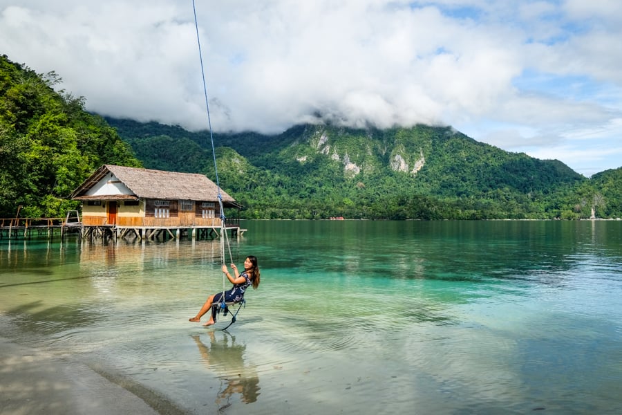 Ora Beach Resort Seram Island Maluku Indonesia Tree Swing