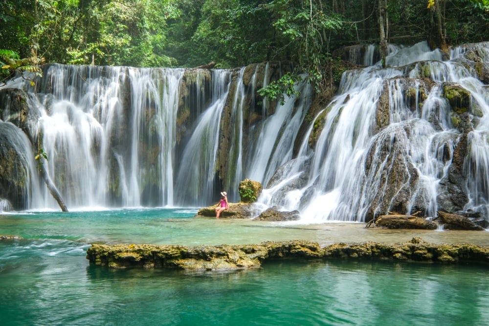 Air Terjun Piala Waterfall Luwuk Banggai Islands Sulawesi Indonesia