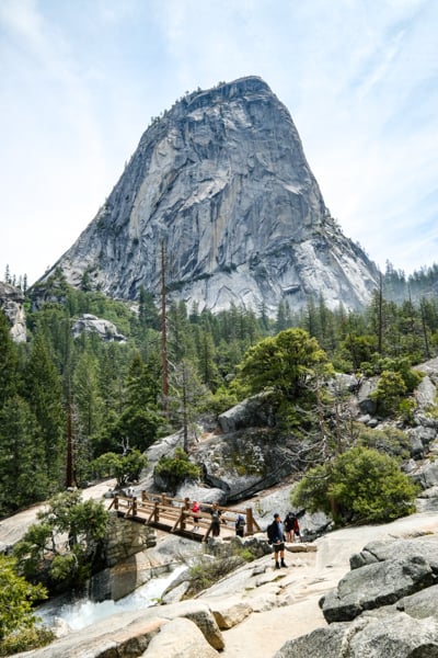 Mist Trail John Muir JMT Bridge Liberty Cap