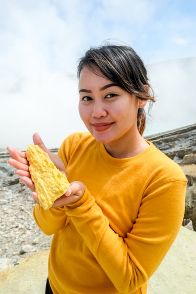 Sulfur Mining Banyuwangi Indonesia