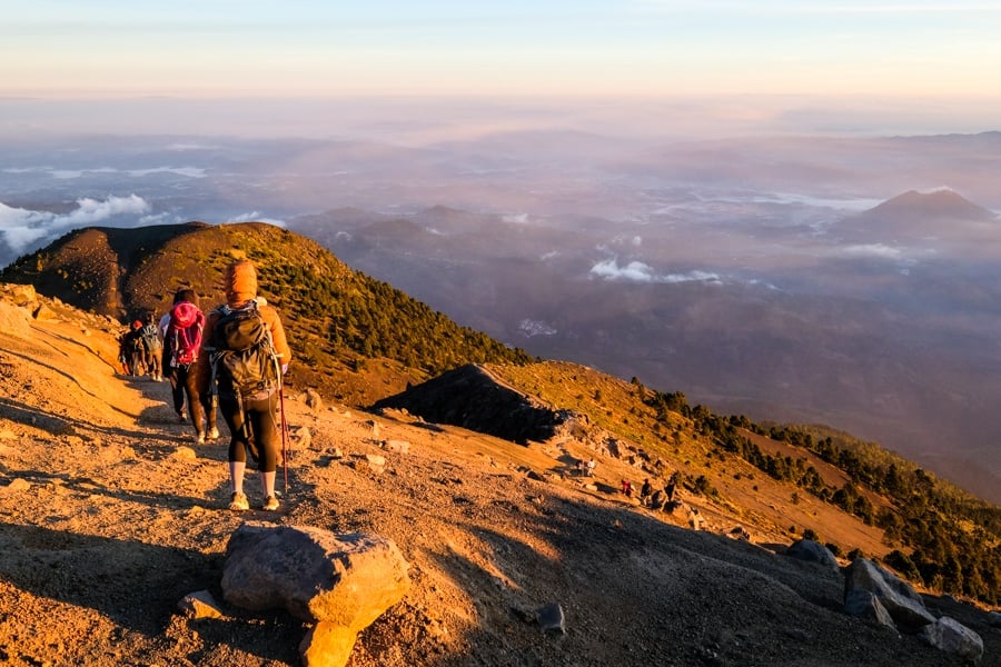 Mountain hiking path