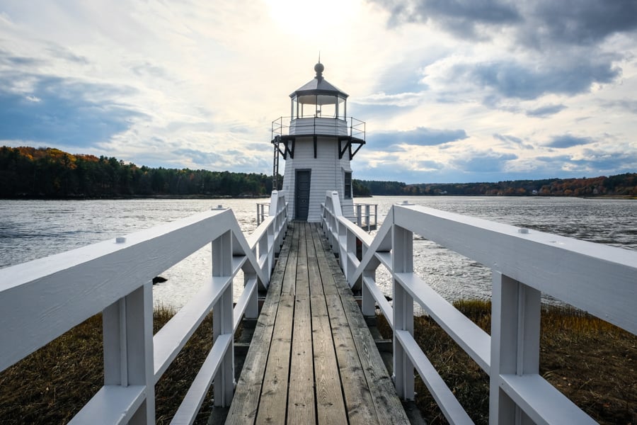 Maine Lighthouses Best Lighthouses In Maine Doubling Point Light