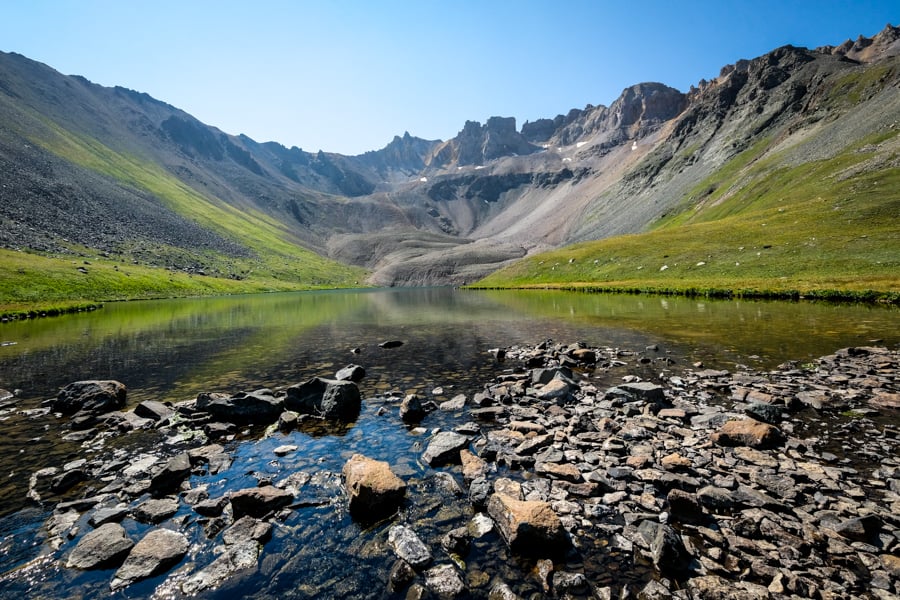 Upper blue lake Ridgway