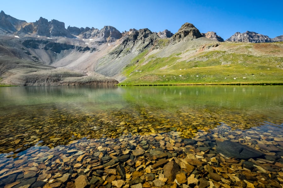 Upper blue lake Ridgway