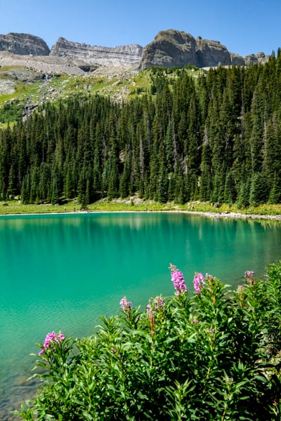 Colorado mountain lake