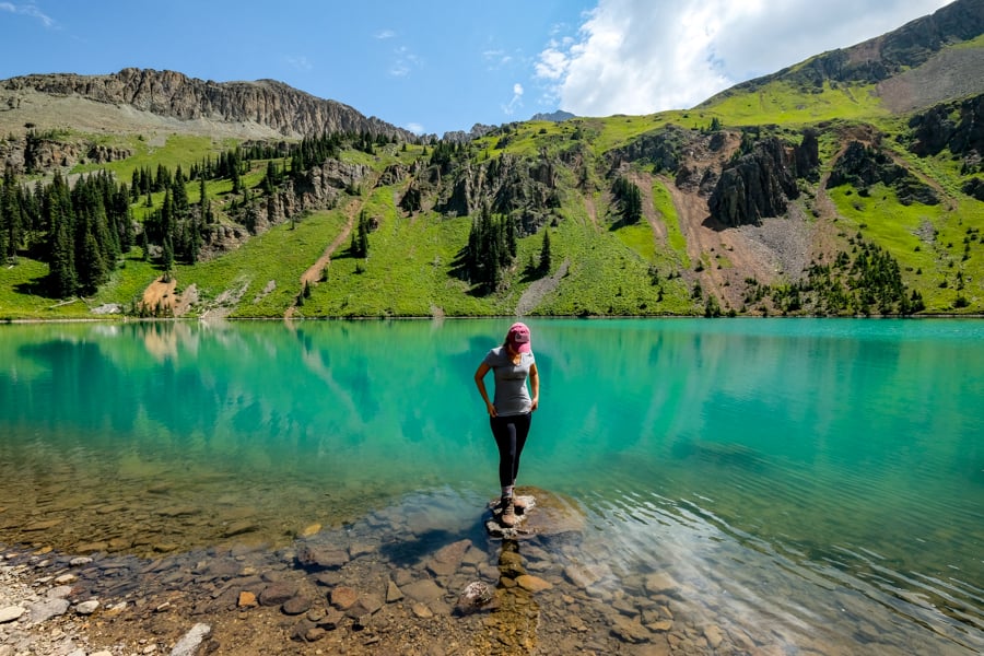 Blue Lake Colorado Lower Blue Lakes Trail Ridgway