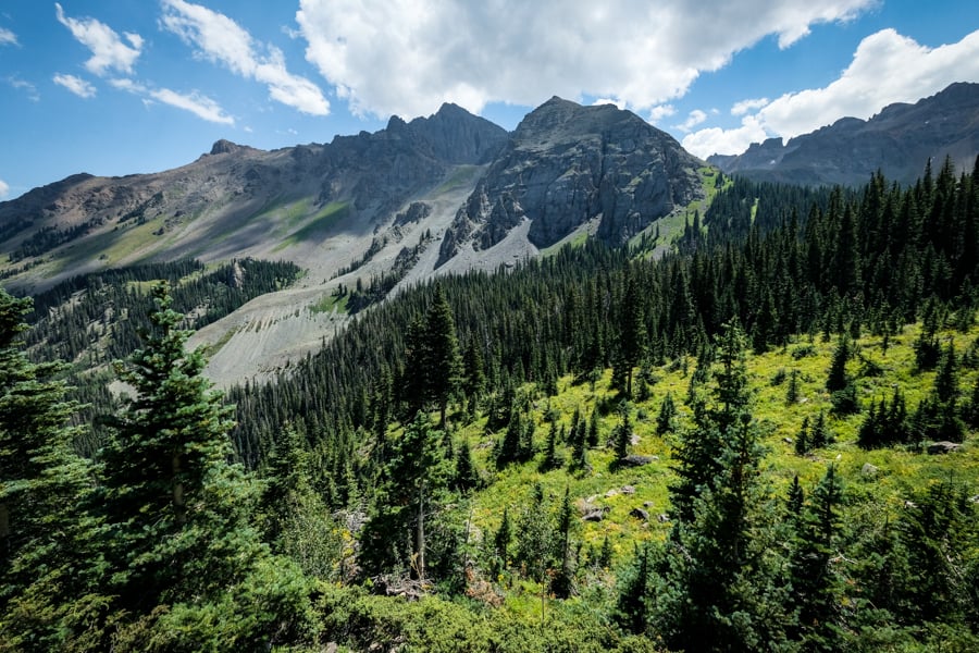 mountains hiking path