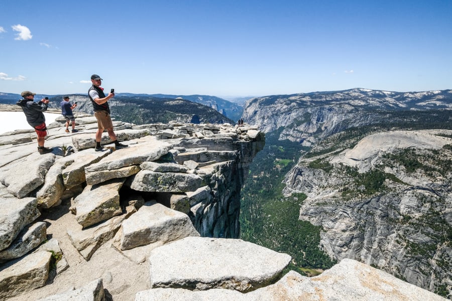 Half Dome Hike Summit Yosemite National Park