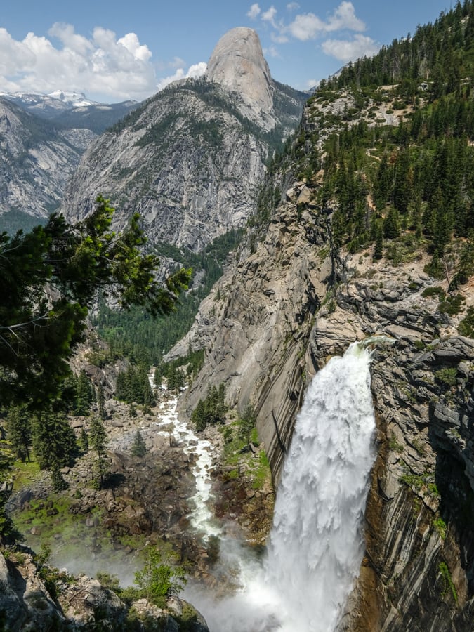 Glacier Point Panorama Trail Illilouette Falls Waterfall