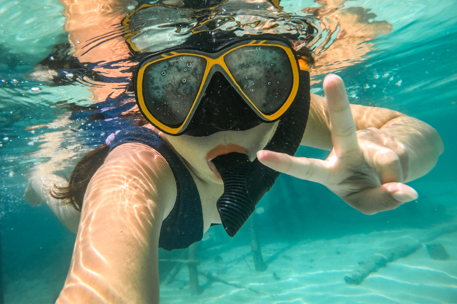 Snorkeling Indonesian Girl